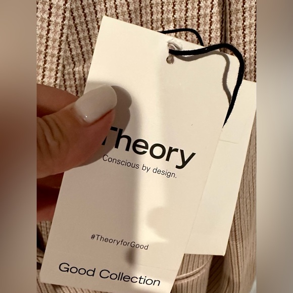 THEORY Staple Blazer C. Blush MultiStratton Knit. Size 6. Multicolor. - Picture 6 of 7